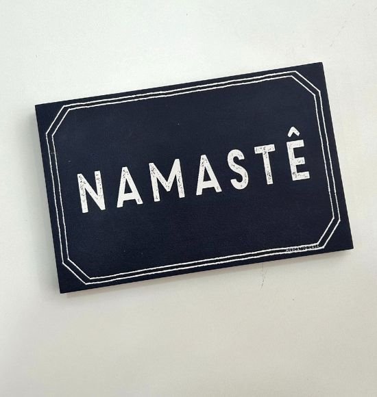 Mini Quadro Decorativo Namastê (13x20)