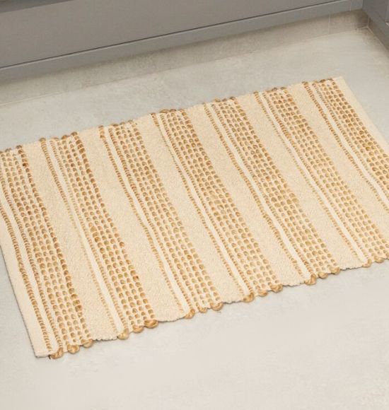 Tapete Artesanal Nature Juta e Algodão (50x120CM)