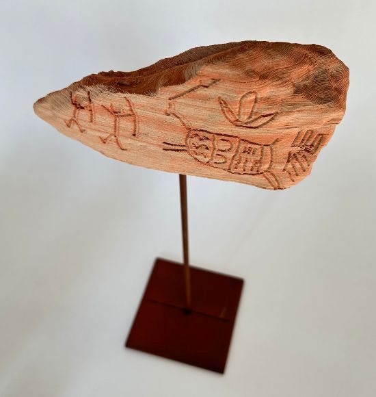 Escultura Decorativa 3D Pedra Rupestre 3