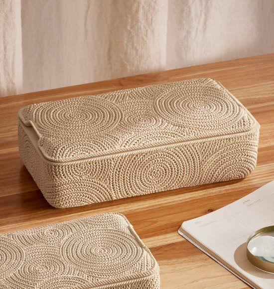 Caixa Decorativa e Organizadora Bege (G) Mart