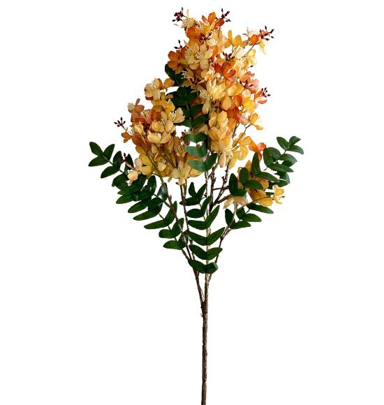 Galho Artificial de Margarida Silvestre Laranja