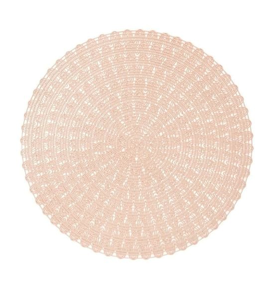 Jogo Americano Serena Natural (38cm) - Kit com 6 unidades