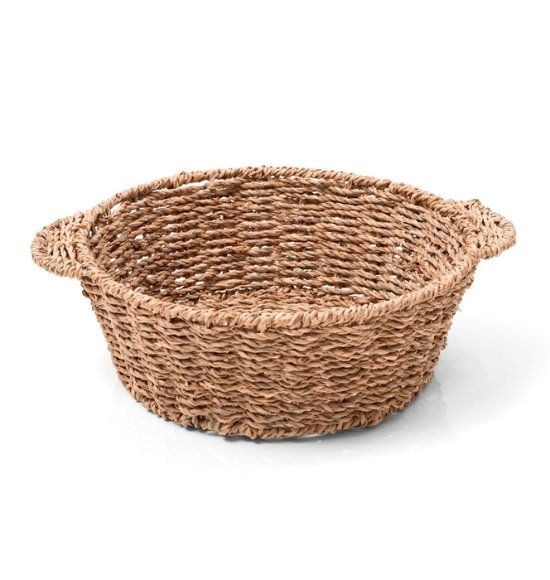 Cesto de Mesa Redondo em Fibra Natural (27cm)