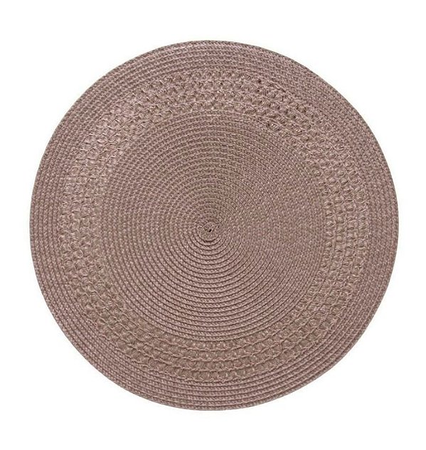 Jogo Americano Luna Tresse Nude (38CM) - Kit com 6 peças
