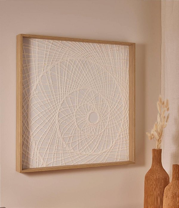 Quadro Decorativo de Parede em Papel de Arroz (60x60)