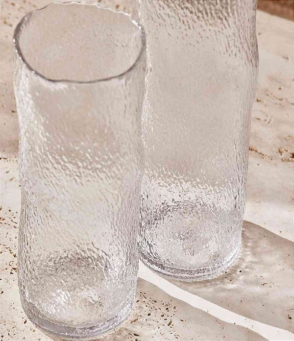 Vaso Decorativo em Vidro Modelo Alto (2 tamanhos)