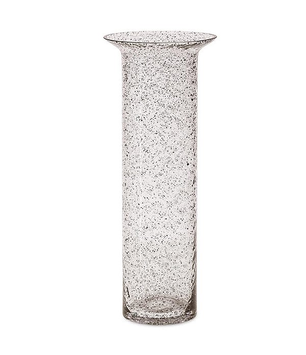 Vaso Decorativo em Vidro com Detalhes em Preto (2 tamanhos)