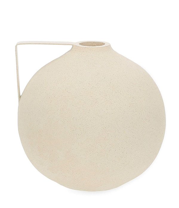 Vaso Decorativo Areia em Poliresina com Alça (22x22)