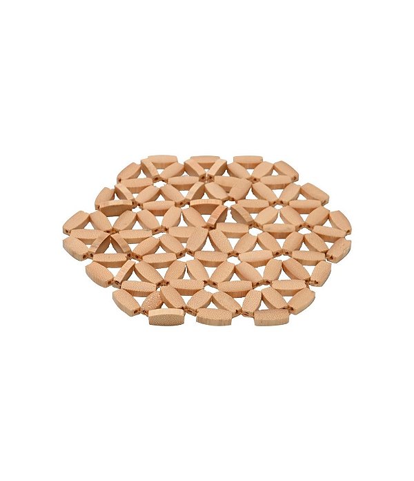 Descanso de Panela em Bambu Modelo Esteira (17cm)