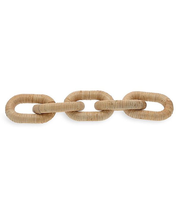 Corrente Decorativa Elos em Rattan (50cm)