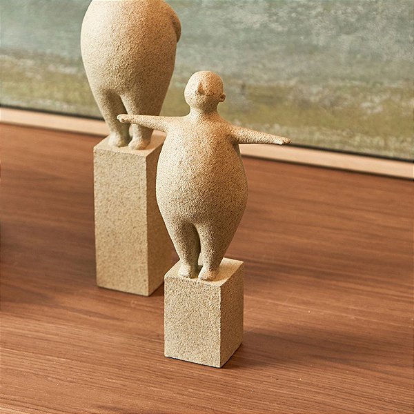 Escultura Decorativa de Homem (20x12)