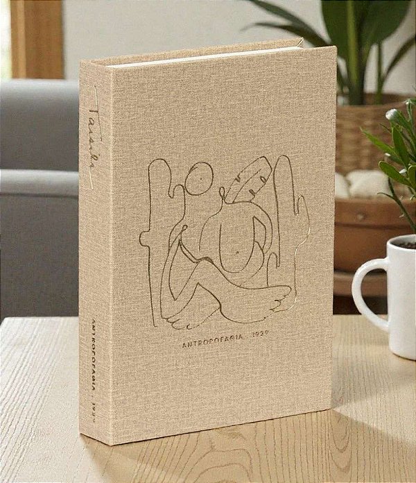 Livro Caixa Bege Antropofagia G (28x20) | Tarsila do Amaral