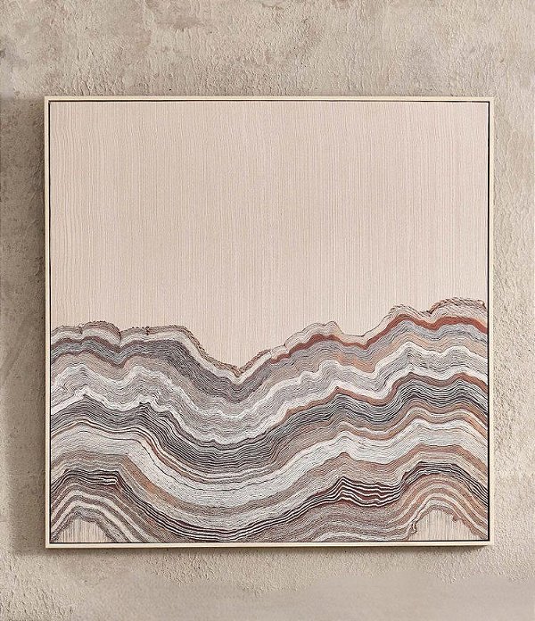 Quadro Abstrato em Canvas MART (93x93x04)