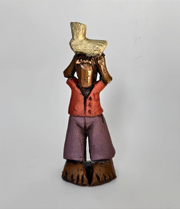 Escultura Romeiros da Fé MOD4 (17x06x04) | Mestre Jackson