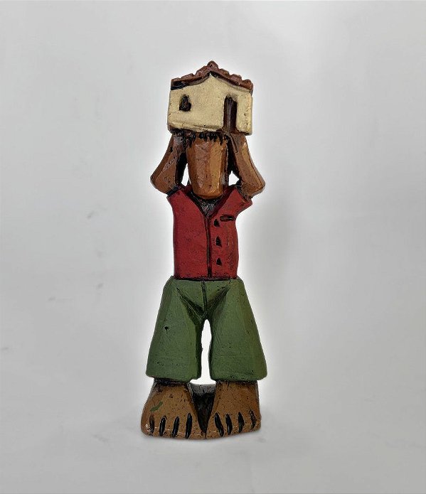 Escultura Romeiros da Fé MOD6 (17x06x04) | Mestre Jackson