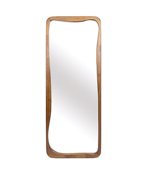 Espelho Decorativo Grande com Moldura em Madeira (180x70x05)