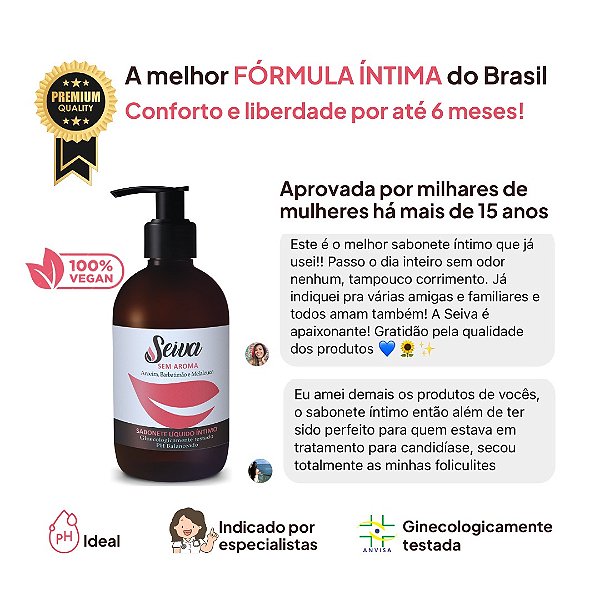 Fórmula íntima Sem Aroma - 200ml