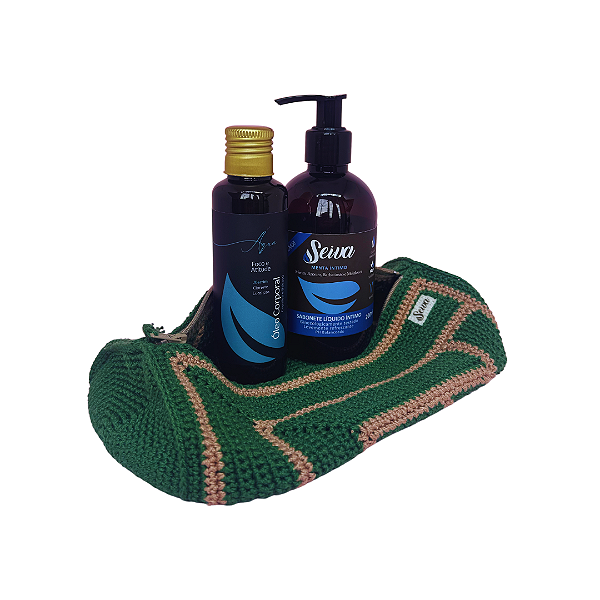 Kit Necessaire Crochê - Óleo Água