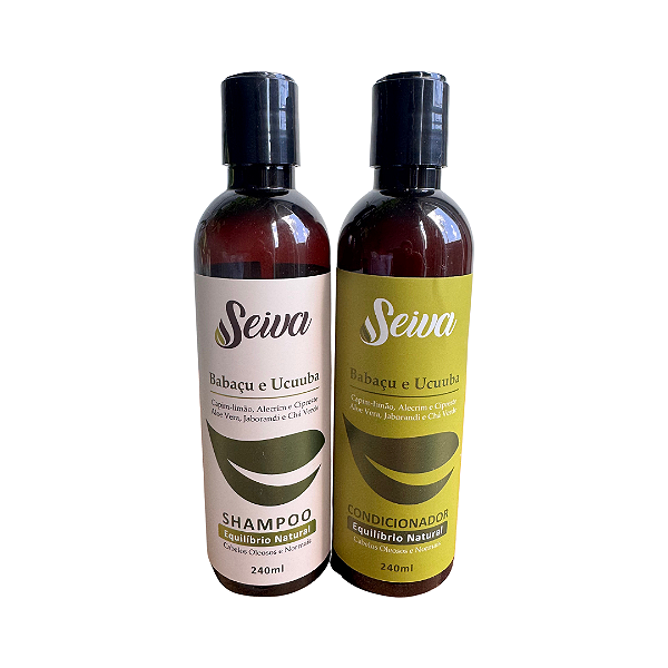 Kit Capilar Equilíbrio Natural - Cabelos Oleosos e Normais 240ml cada