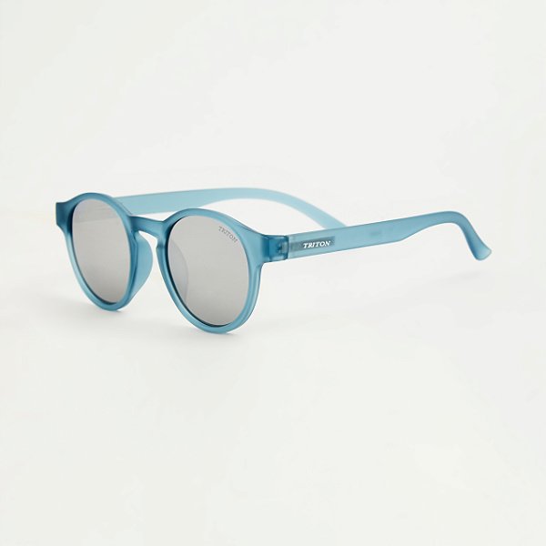 ÓCULOS DE SOL TRITON EYEWEAR REDONDO ACETATO AZUL