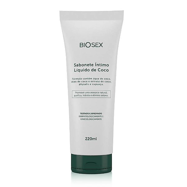 Sabonete Íntimo Líquido de Coco Biosex