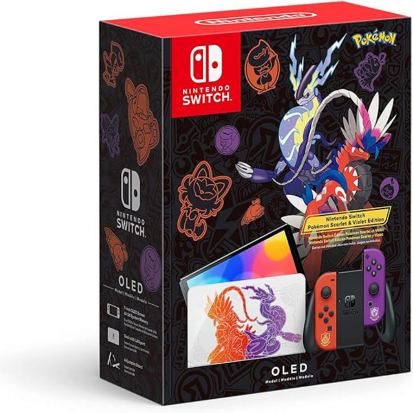 Nintendo Switch Oled 64GB Pokémon Scarlet e Violet Edition / Frete Grátis