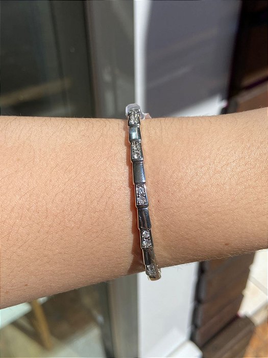 Bracelete Inspiração Bvulgari (folheado)