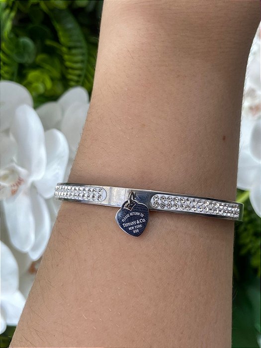 Bracelete Lua Prata (Aço)
