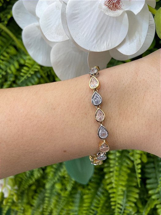 Pulseira Gota (Folheada)