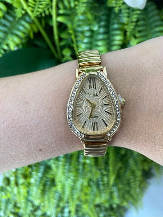Relógio Inspiração Bvlgari (Folheado)