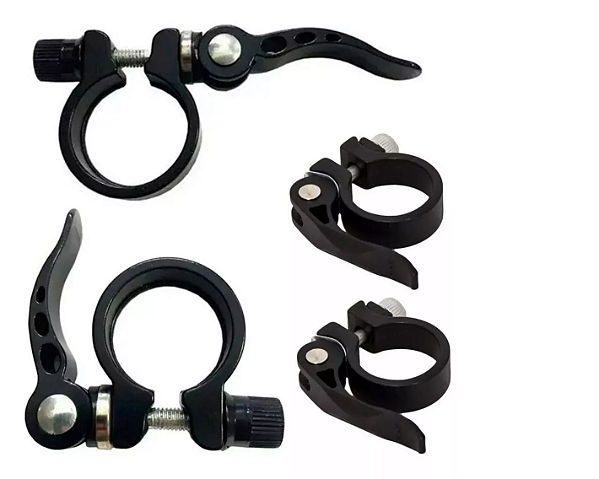 Abraçadeira 28,6mm Alumínio Com Blocagem Bike Selim Canote