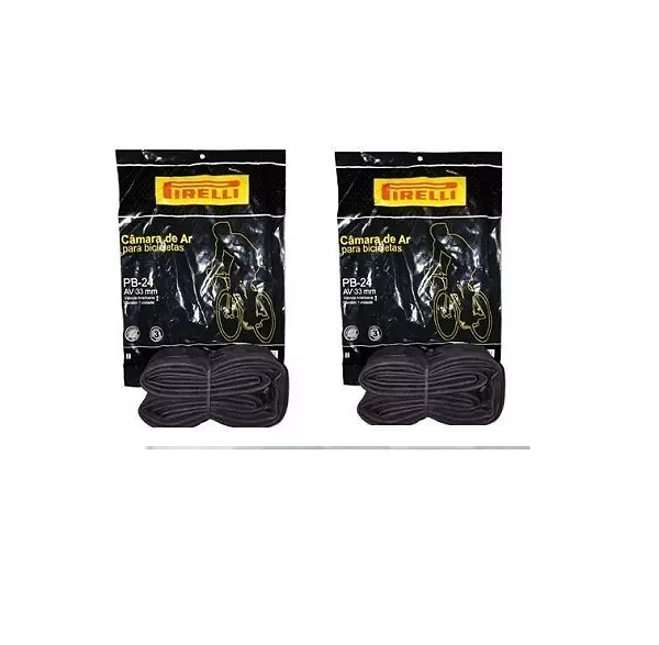 Kit 2 Camaras De Ar Bicicleta Cadeira De Rodas Aro 24x1.3/8