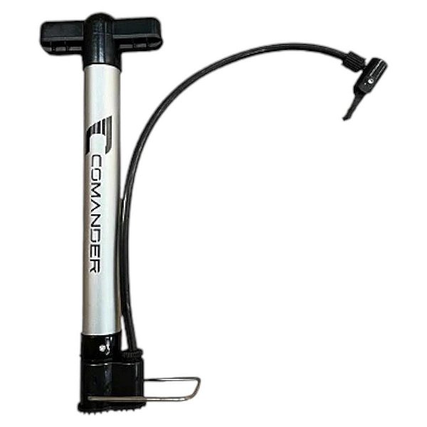 Bomba De Ar Oficina Para Encher Pneu Bike Alumínio 30cm Chão