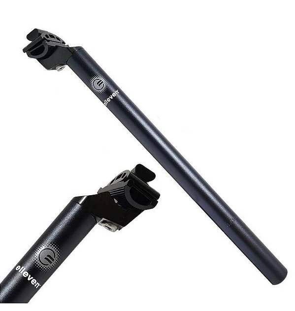 Canote Selim Longo 31.6mm X 400mm Aluminio Com Carrinho Bike