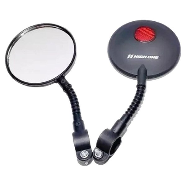 Par Espelho Retrovisor Bike Flexível High One Bicicleta H1