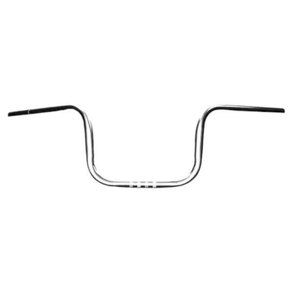 Guidão Bicicleta/Moto Cg Titan 22.2mm Reforçado Alto Cromado