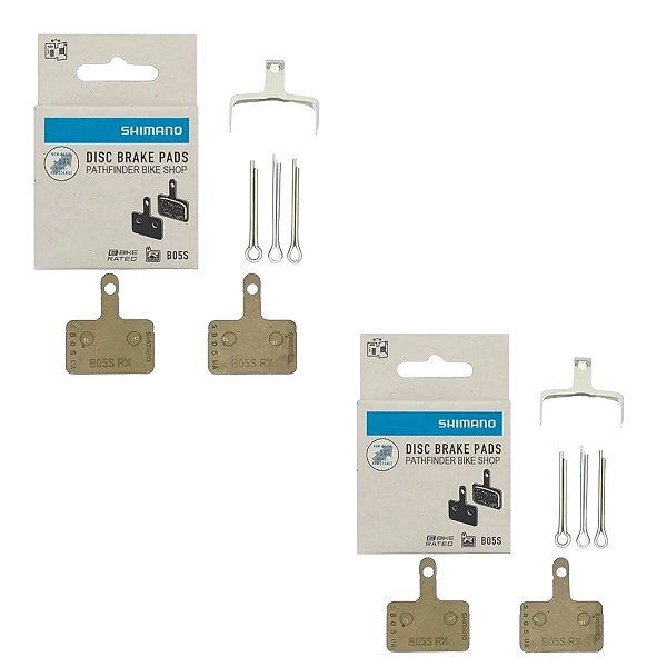 2 Pares Pastilha De Freio Shimano A Disco B05S Alivio Resina