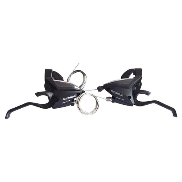 Alavanca Ez-Fire Shimano Plus St-Ef500 3 X 7v 21v Preto Bike