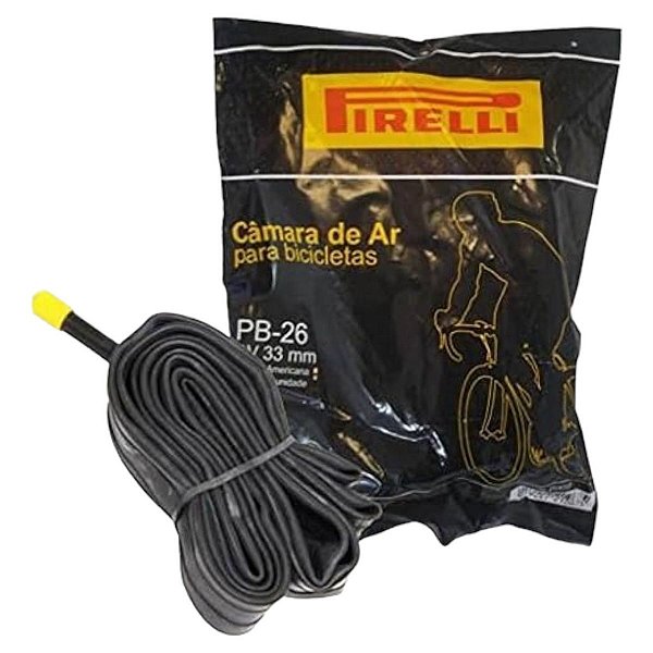 Par Câmara De Ar Pirelli PB-26 32mm Valvula Americana Bike