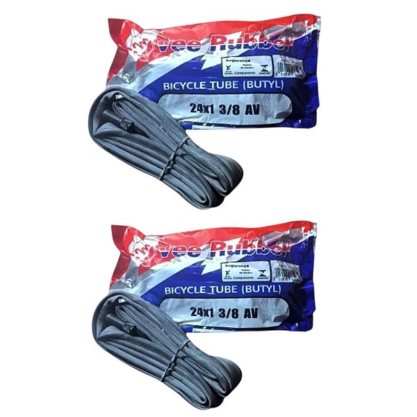 Kit 2 Camaras De Ar Cadeira De Rodas Aro 24x1.3/8 Bicicleta