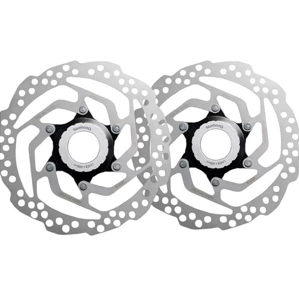 Par Disco Freio Rotor Rt-10 Shimano 160mm Center Lock Bike