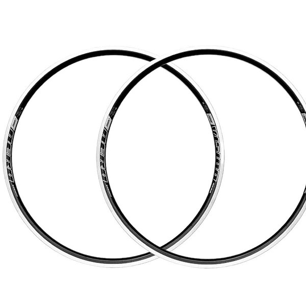 Par Aro 27 Aero 1.1/4 Viper Preto 36 Furos Vision Para Bike