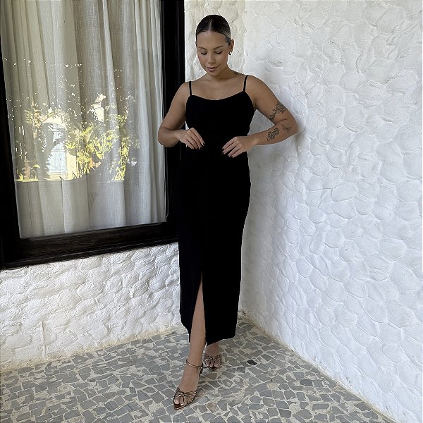 VESTIDO CORSET PRETO