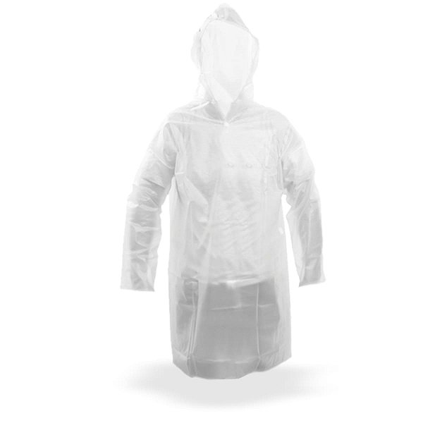 Capa de Chuva Descartável Transparente