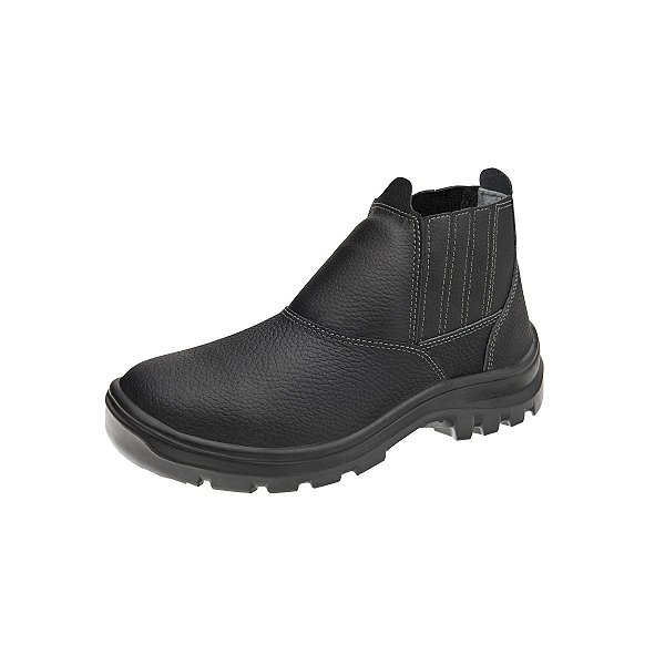 Bota c/ Elástico Couro Bico PVC  - USAFE