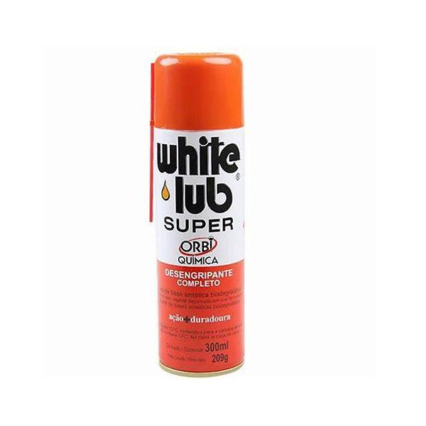 White Lub Super Desengripante  - 300ml/180g - ORBI QUÍMICA