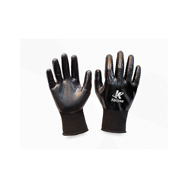 Luva NBR Pro Preta Tam. 09/G - KALIPSO