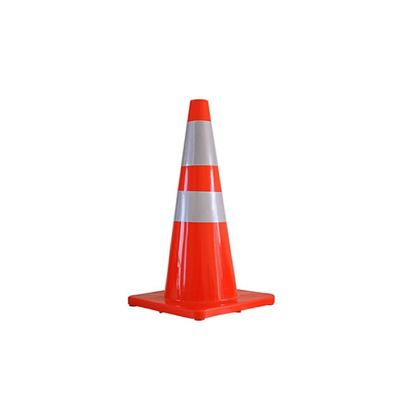 Cone Flexível 75 cm Laranja Refletido Tipo II - KTELI