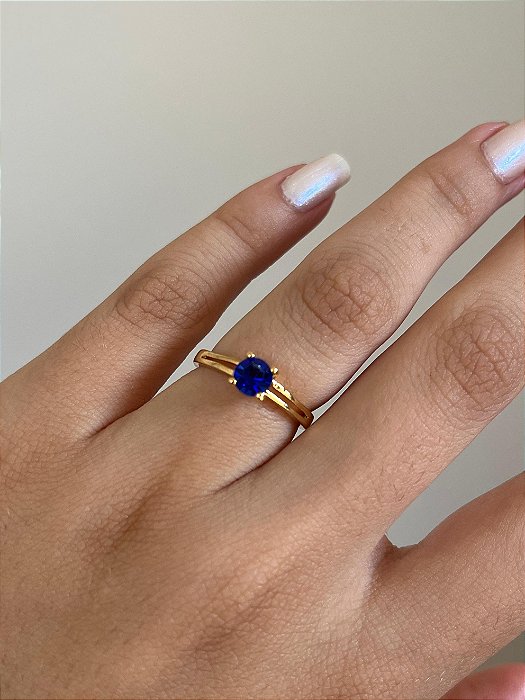 Anel Azul Celeste
