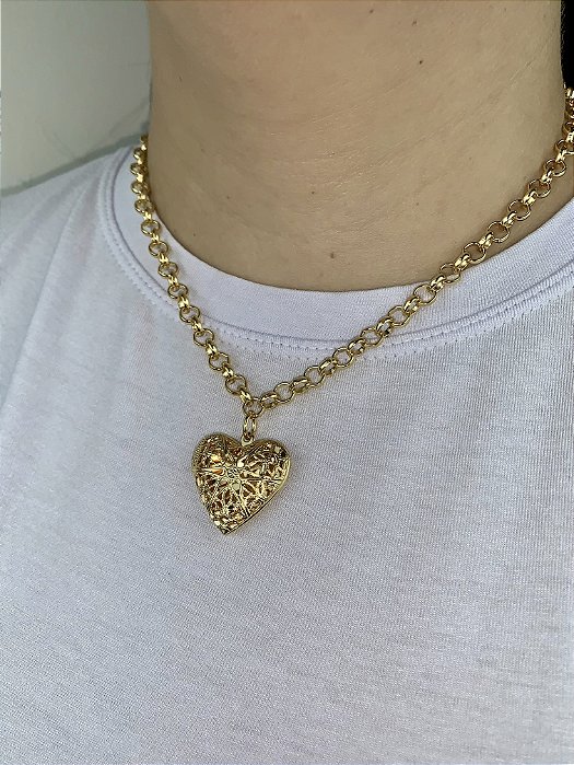 Colar Coração Imperial